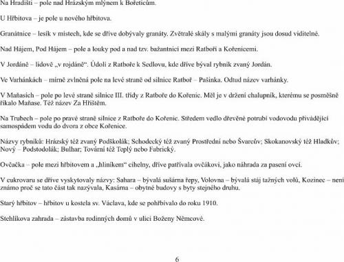 Elektronicka verze publikace Historie a soucasnost RATBORE - SEDLOVA - TESINEK